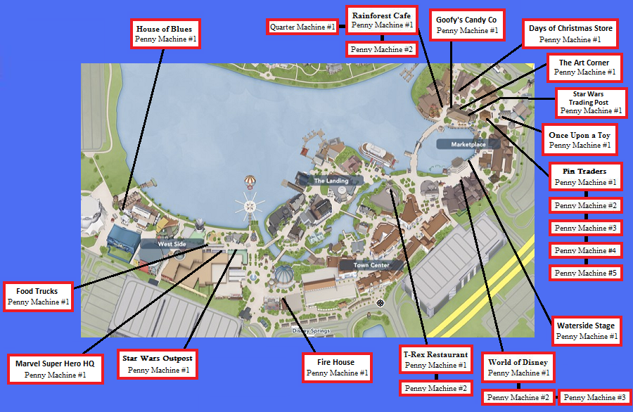 David's Elongated Penny Collection