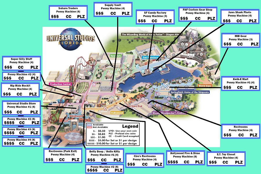 David's Elongated Penny Collection